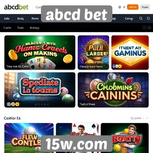 Opcões de jogos disponíveis na plataforma abcd bet